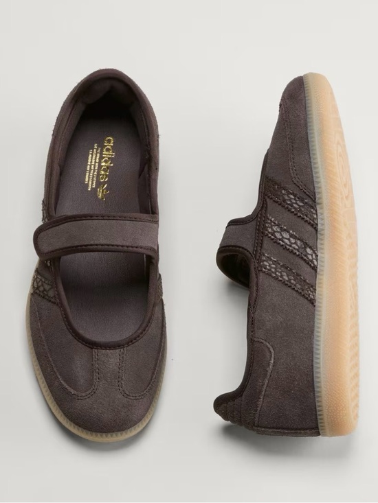 adidas Shoes - NWT Adidas Brown Suede Mary Jane Sneakers with Gum Sole